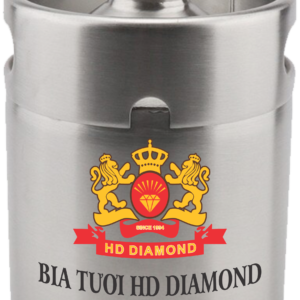 Bia hơi HD DIAMOND - Keg 2Lít