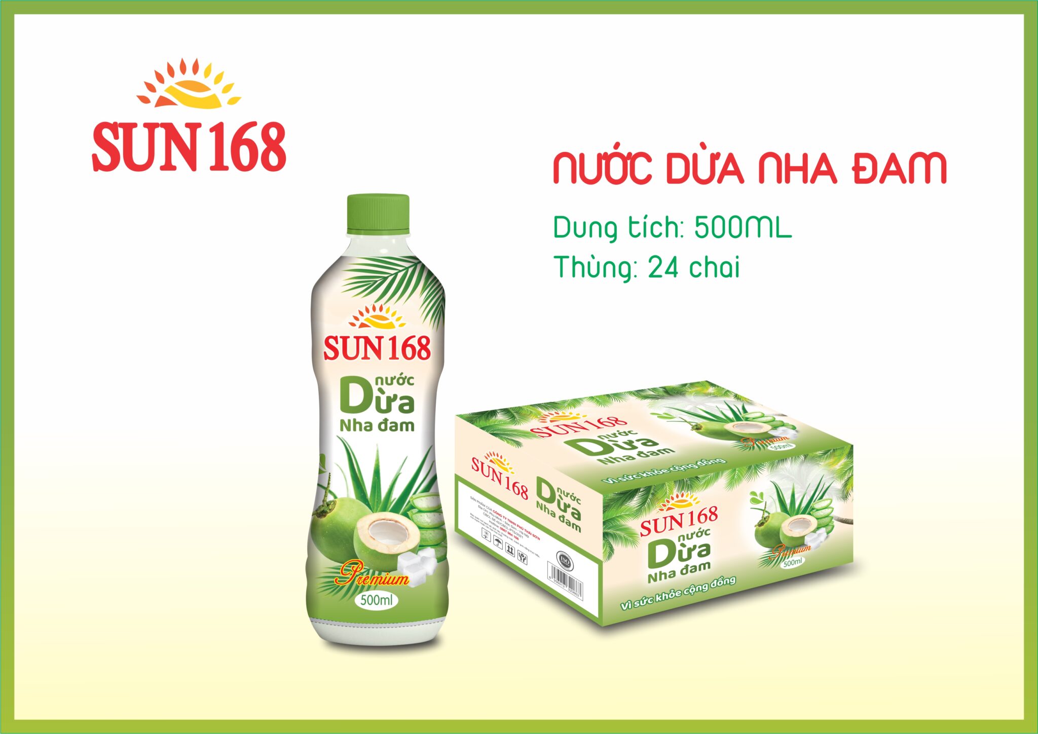 chai dừa nha dam 500