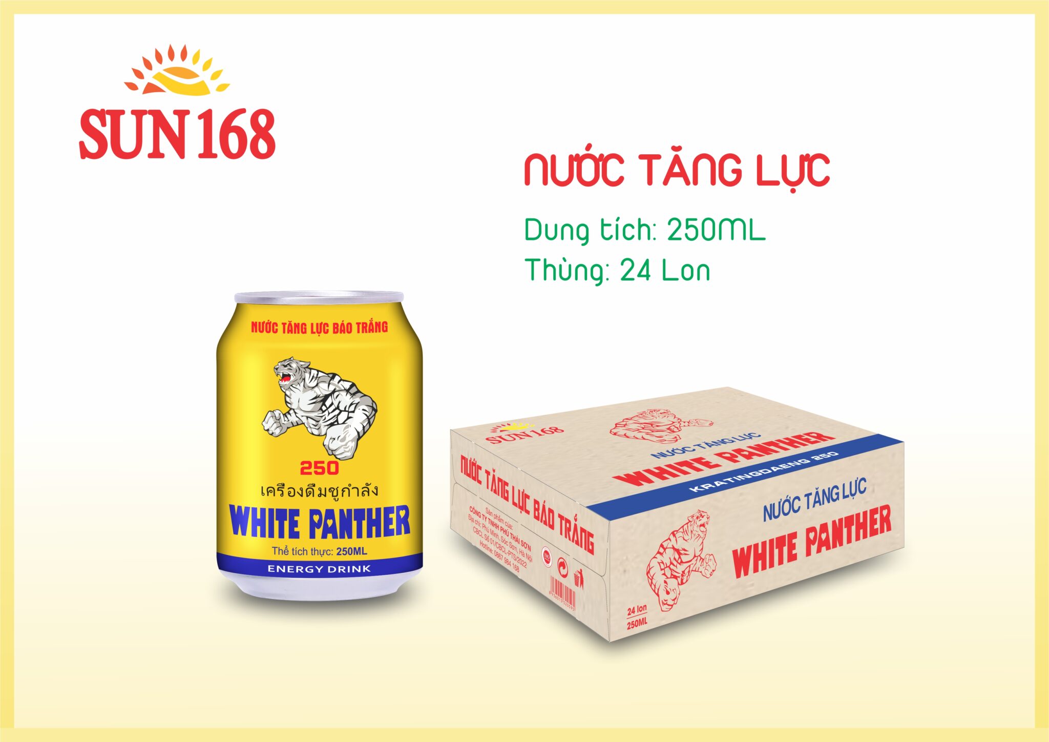 lon tăng lực 250ml